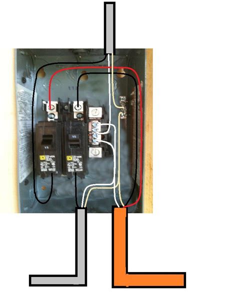 how to wire a square d electrical box|square d outside breaker box.